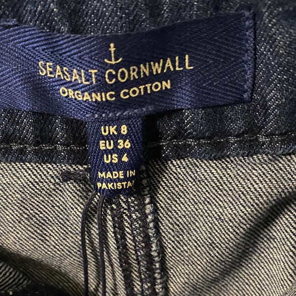 Denim Skirt - Deep Blue - Picture 6 of 12